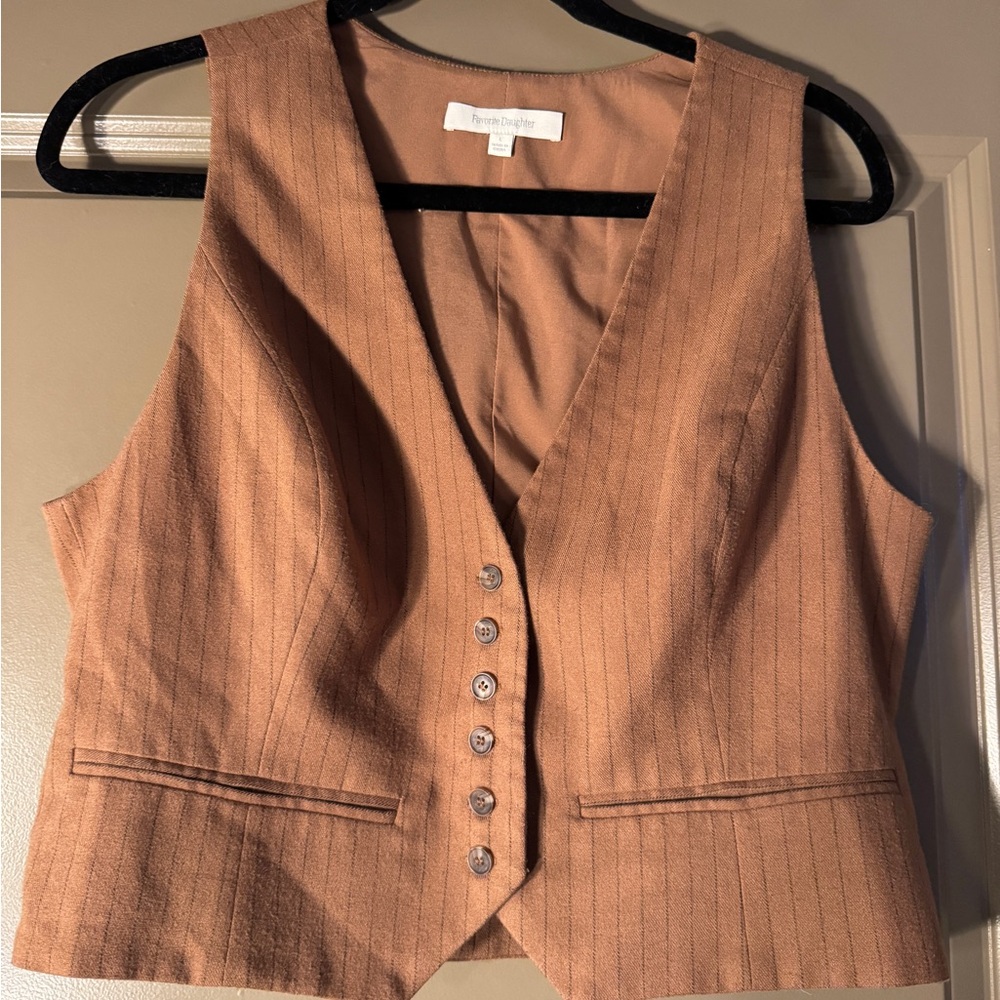 Favorite Daughter Tan Vest